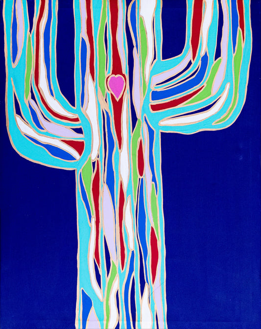 "One Love" 8 x 10 photo archival saguaro cactus print