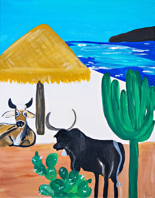 "Cows at the Beach" 8 x 10 photo archival quality print